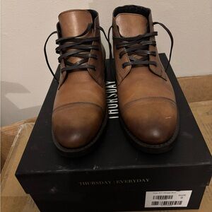 Men’s size 9 Thursday Leather Boots NWOT